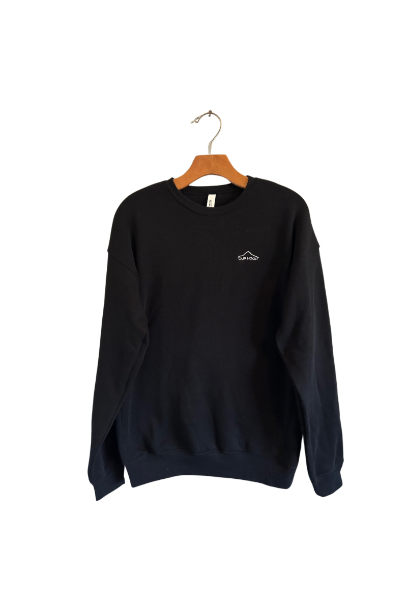 Our Hood Embroidered Crew Neck